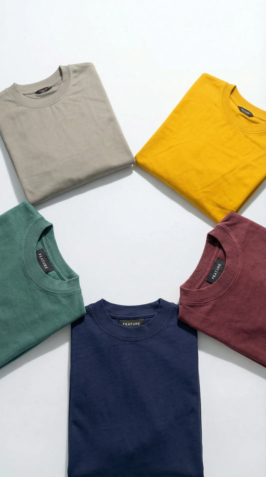 PICK ANY 5 - PLAIN COTTON SHIRTS COMBO