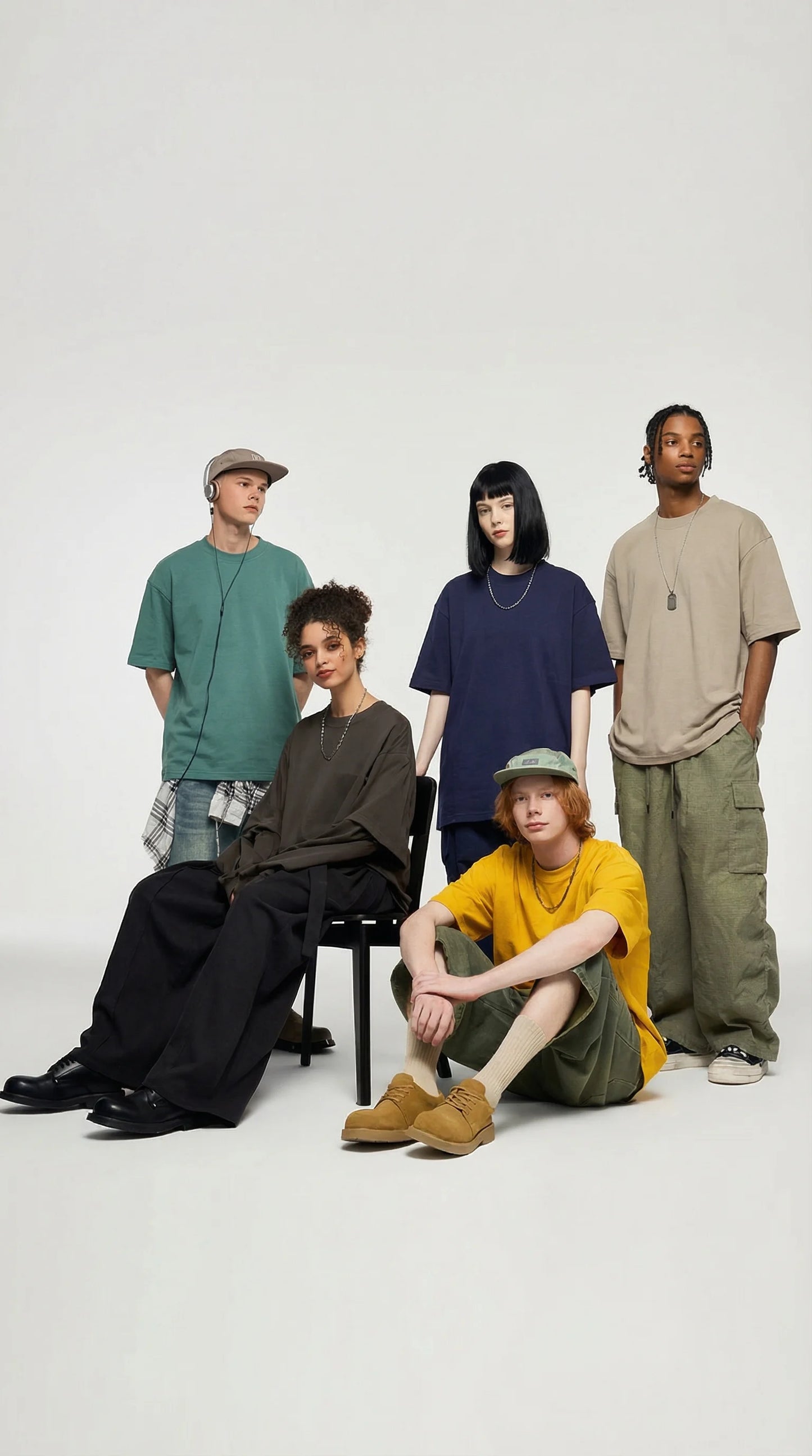 PICK ANY 5 - PLAIN COTTON SHIRTS COMBO