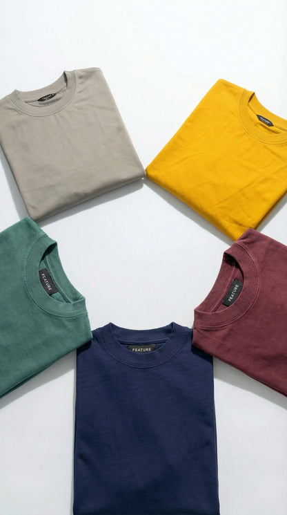 PICK ANY 5 - PLAIN COTTON SHIRTS COMBO