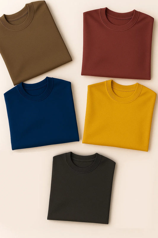 Pick any 2 - plain Cotton Shirts Combo